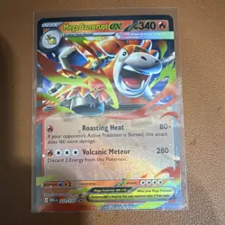 Pokemon Mega Camerupt EX 022/132 Double Rare Holo Stage 1 Fire HP 340 Me01 - Image 1
