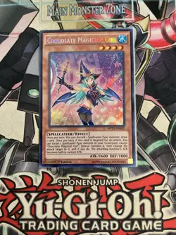 Chocolate Magician Girl Secret Rare 1st Edition MVP1-ENS52 Yugioh - Image 1