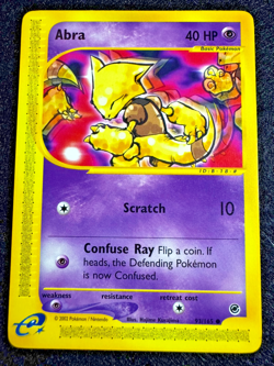 Abra Expedition Base Set Pokemon Vintage NM - Image 1