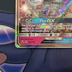 Pokemon TCG Sylveon GX 92a/145 Alt Art Promo Guardians Rising Sun & Moon - Image 4