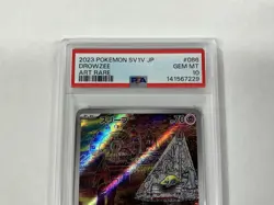 Pokemon 2023 Drowzee Art Rare Holo SV1V Violet Ex 086/078 Japanese PSA 10 - Image 4