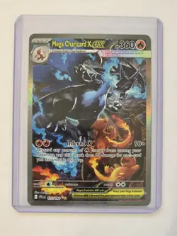 Pokemon Mega Charizard X EX 360 HP Holo 125/094 Phantasmal Flames*open to offers - Image 1