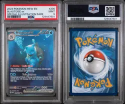 Pokemon Blastoise ex Scarlet & Violet 151 Special Illustration Rare PSA 9 Holo - Image 5
