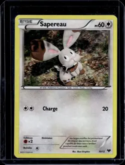 Bunnelby - 10/12 / McDonald’s Holo Foil Promo 2013 FRENCH (LP) / Pokemon TCG - Image 1