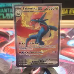 Pokemon TCG Sv09 Journey Together Salamence ex 187/159 Holo Rare HP320 Stage 2 … - Image 1