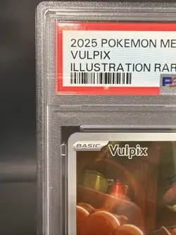 2025 POKEMON MEG EN-MEGA EVOLUTION ILLUSTRATION RARE #138 VULPIX PSA 10 - Image 2