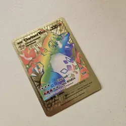 Pokemon TCG Charizard Vmax Gold Plated 074/073 HP 330 Rainbow - Super Rare 2020 - Image 3