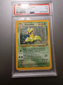 Pokemon TCG Victreebell Jungle Holo No Symbol Error - Image 1