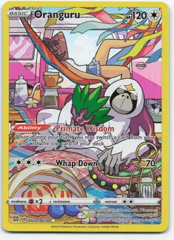 Oranguru TG12/TG30 Rare Holo SWSH09 Brilliant Stars Trainer Gallery NM Pokemon - Image 1