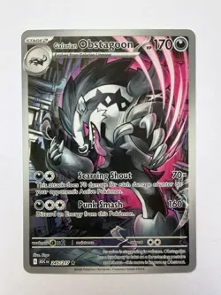 Pokemon Galarian Obstagoon Ascended Heroes Illustration Rare 245/217 - Image 1