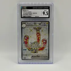 Wugtrio ex 190/162 CGC 9.5 - Ultra Rare - Temporal Forces - Pokemon TCG - Image 1