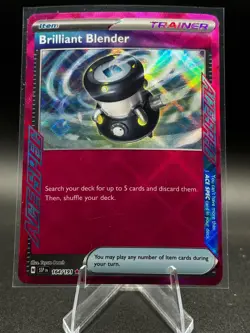 Brilliant Blender 164/191 Sv08: ACE SPEC Surging Sparks Holo Pokemon TCG - Image 1