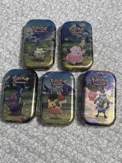 Pokemon ART SET OF 5 SEALED Ascended Heroes MINI TINS - Image 1