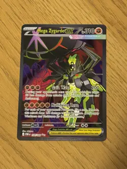 Pokemon TCG Mega Zygarde EX 104/088 Perfect Order Full Art English Near Mint - Image 1