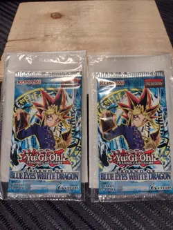 Yu-Gi-Oh! Blue-Eyes White Dragon Booster Pack Set - Tamper-Proof Seal, LOB, 2017 - Image 1