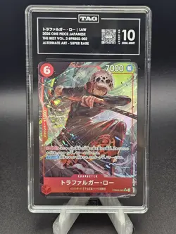 2025 One Piece Japanese PRB02 Trafalgar Law Alternate Art TAG 10 - Image 1