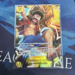 One Piece TCG Monkey.D.Luffy OP15-119 SEC Adventure on Kami’s Island NM - Image 1