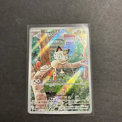 Meowth Illustration Rare Holo Me02 Phantasmal Flames 106/094 Pokemon TCG - Image 1