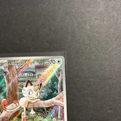 Meowth Illustration Rare Holo Me02 Phantasmal Flames 106/094 Pokemon TCG - Image 2