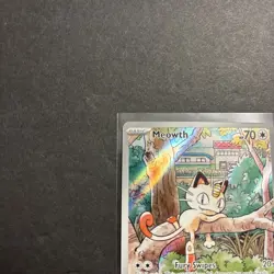 Meowth Illustration Rare Holo Me02 Phantasmal Flames 106/094 Pokemon TCG - Image 3