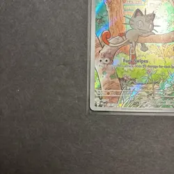 Meowth Illustration Rare Holo Me02 Phantasmal Flames 106/094 Pokemon TCG - Image 4