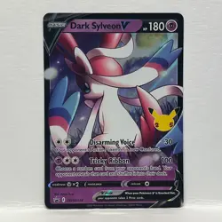 Dark Sylveon V - Pokemon TCG Celebrations Black Star Promo Pokemon Card SWSH134 - Image 1