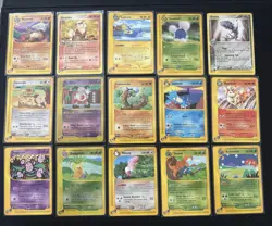 Vintage Pokemon TCG E Reader Lot 52 Cards Aquapolis Expedition Dragon Sandstorm - Image 1