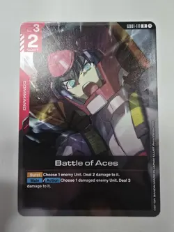 Battle of Aces (GD01-111) (NM) - Gundam Card Game - Newtype Rising (ENG) - Image 1