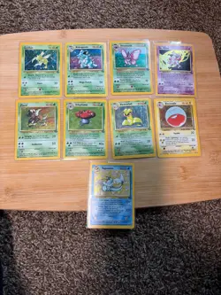 vintage pokemon card lot wotc jungle holos - Image 1