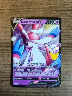 Dark Sylveon V SWSH134 SWSH: Sword & Shield Promo Cards Holo Near Mint - Image 1
