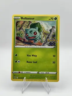Bulbasaur 001/078 Non Holo Common Pokemon GO Pokemon Card NM - Image 1