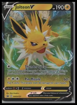 SWSH: Sword & Shield Promo Cards #SWSH151 Jolteon V - Image 1