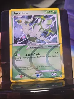 2009 Platinum Arceus Lv. 100 Holo WITH SWIRL AR2 Beautiful Card LP-NM - Image 1