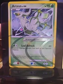 2009 Platinum Arceus Lv. 100 Holo WITH SWIRL AR2 Beautiful Card LP-NM - Image 3