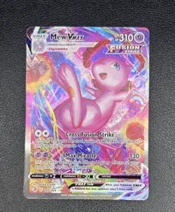 Mew VMAX Alternate Art Secret Rare 269/264 Fusion Strike Pokemon TCG Card 🔥 - Image 2