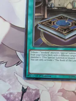 FUEN-EN036 THE BOOK OF THE LAW SECRET RARE 1ST EDITION YuGiOh CARD - Image 4