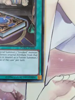 FUEN-EN036 THE BOOK OF THE LAW SECRET RARE 1ST EDITION YuGiOh CARD - Image 5