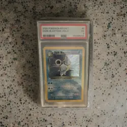 Pokemon Dark Blastoise 3/82 Team Rocket Holo Rare 70 HP English PSA 5 Card - Image 1