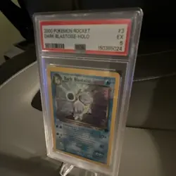 Pokemon Dark Blastoise 3/82 Team Rocket Holo Rare 70 HP English PSA 5 Card - Image 3