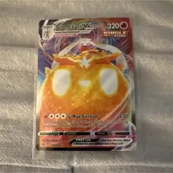 Pokemon Cinderace VMAX Ultra Rare Holo Fusion Strike 045/264 320 HP Card - Image 1