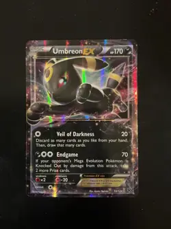 Pokemon Umbreon EX Fates Collide Card #55/124 XY 2016 MP - Image 1