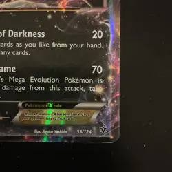 Pokemon Umbreon EX Fates Collide Card #55/124 XY 2016 MP - Image 5