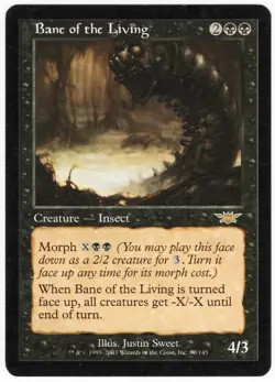 Bane of the Living 2003 Legions Black Rare Creature MTG LP AZ1 - Image 1
