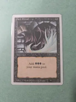Dark Ritual ~ 3rd Edition ~ LP ~ MTG - Image 1