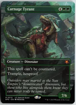 Carnage Tyrant (Borderless) regular M Special Guests 10 Near Mint - Image 1