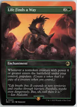 Life Finds a Way (Borderless) regular R Universes Beyond: Jurassic World Collect - Image 1