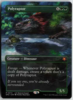 Polyraptor (Borderless) regular M Special Guests 12 Near Mint - Image 1