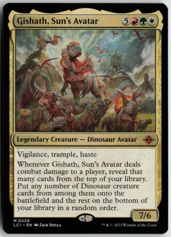 Gishath, Sun's Avatar M The Lost Caverns of Ixalan 229 Near Mint - Image 1