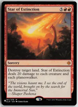 Star of Extinction regular M The List Reprints 161 Near Mint - Image 1