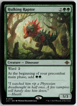 Hulking Raptor R The Lost Caverns of Ixalan 191 Near Mint - Image 1